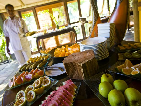 Lakaz Chamarel - fruit breakfast